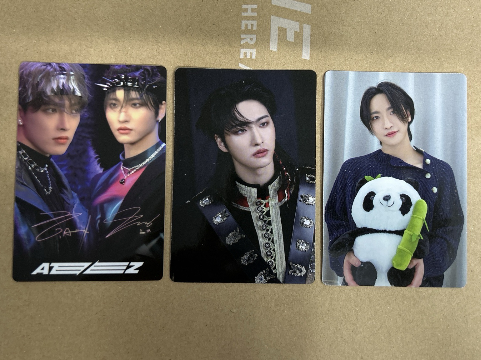 ATEEZ bilibili收藏卡 3張