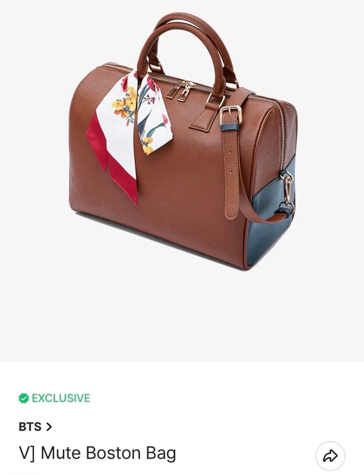 BTS 金泰亨 V Artist made 波士頓包