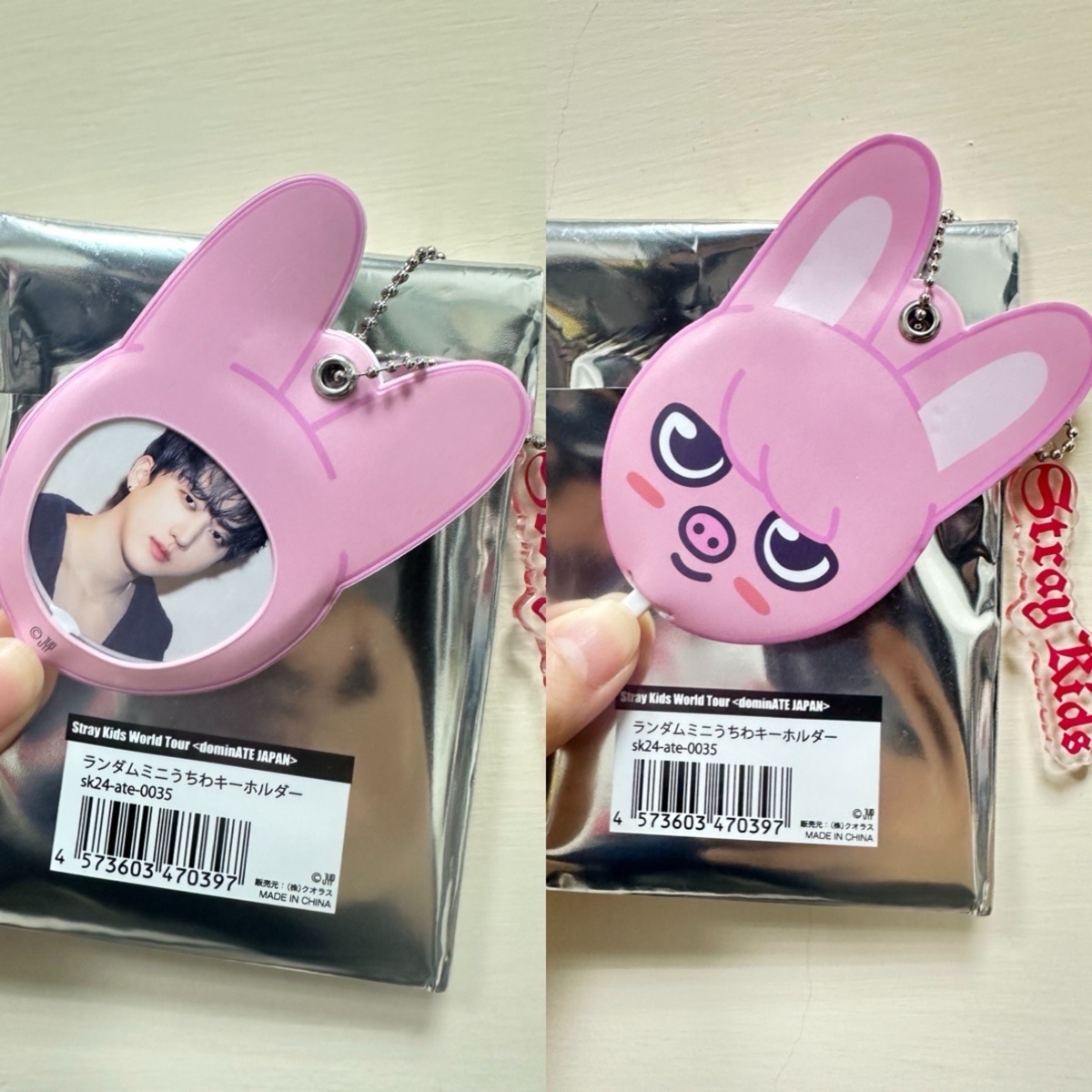 3rd 世巡 鑰匙圈吊飾 日本場周 豬兔 彬