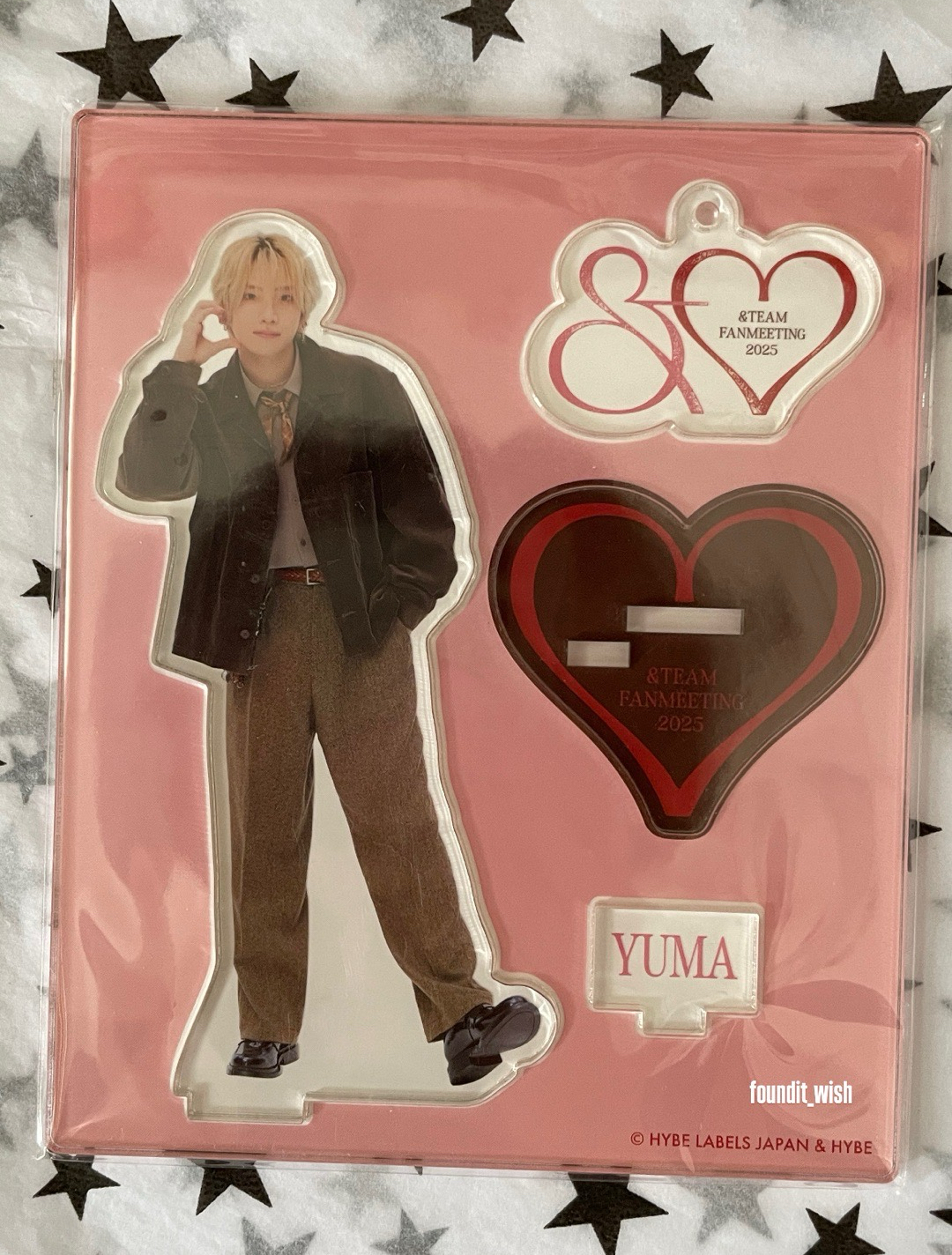 &TEAM Fan meeting Yuma情人節立牌