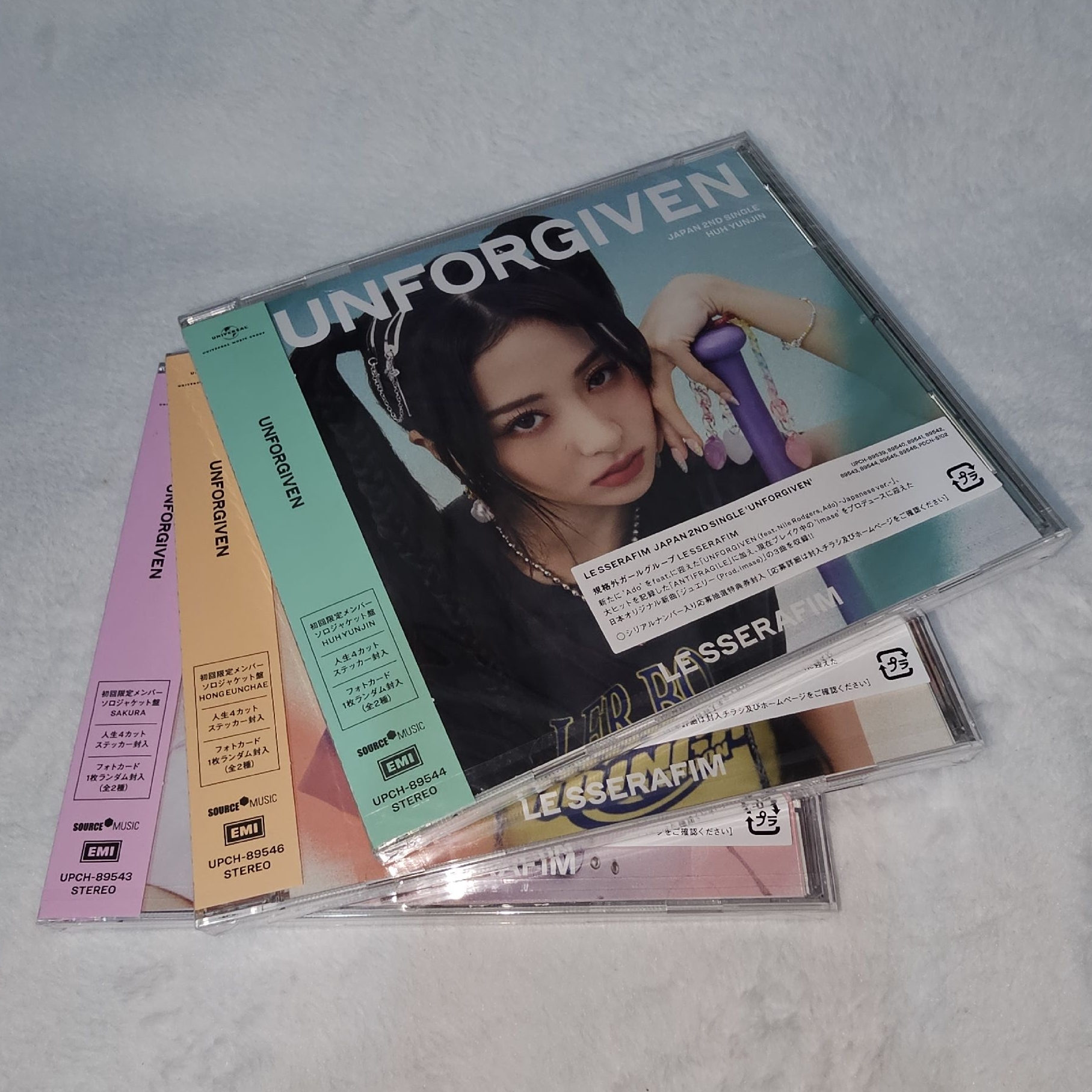 LE SSERAFIM UNFORGIVEN JP 日專 單封 專輯 未拆封出清 櫻花 允真 恩採