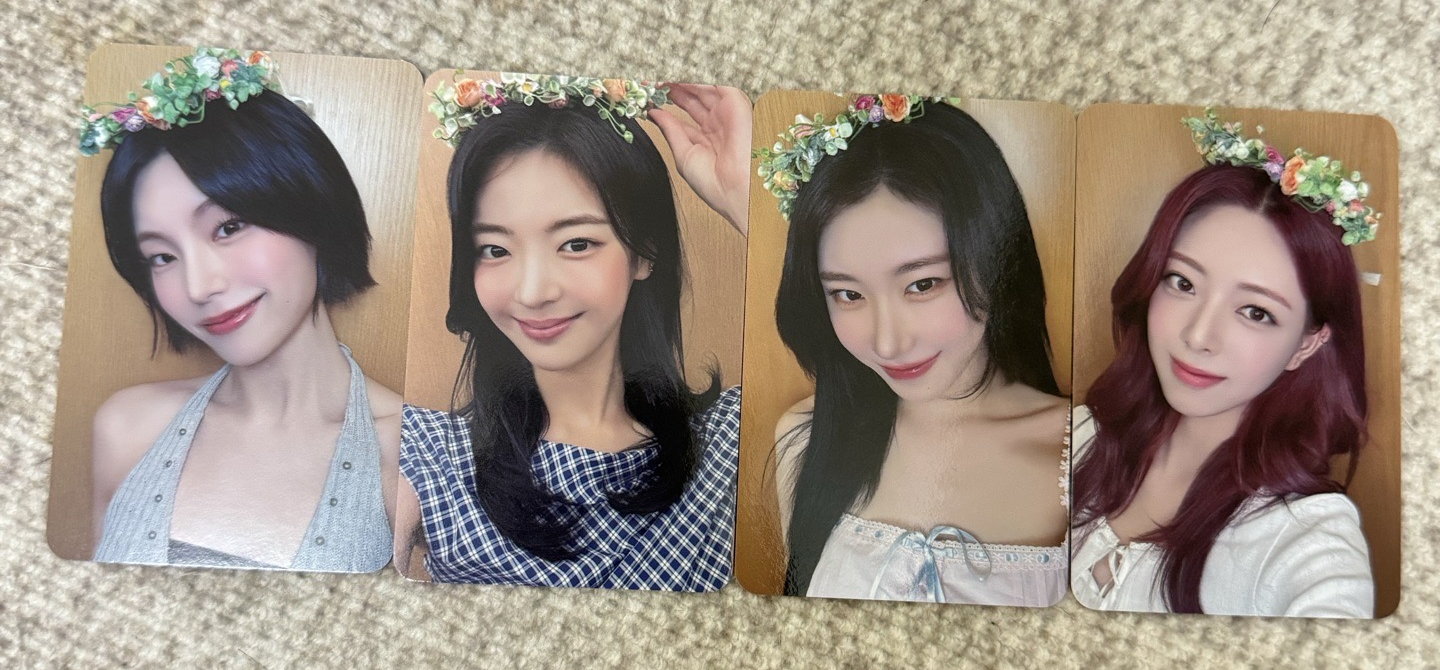 Itzy ms台特 花環 