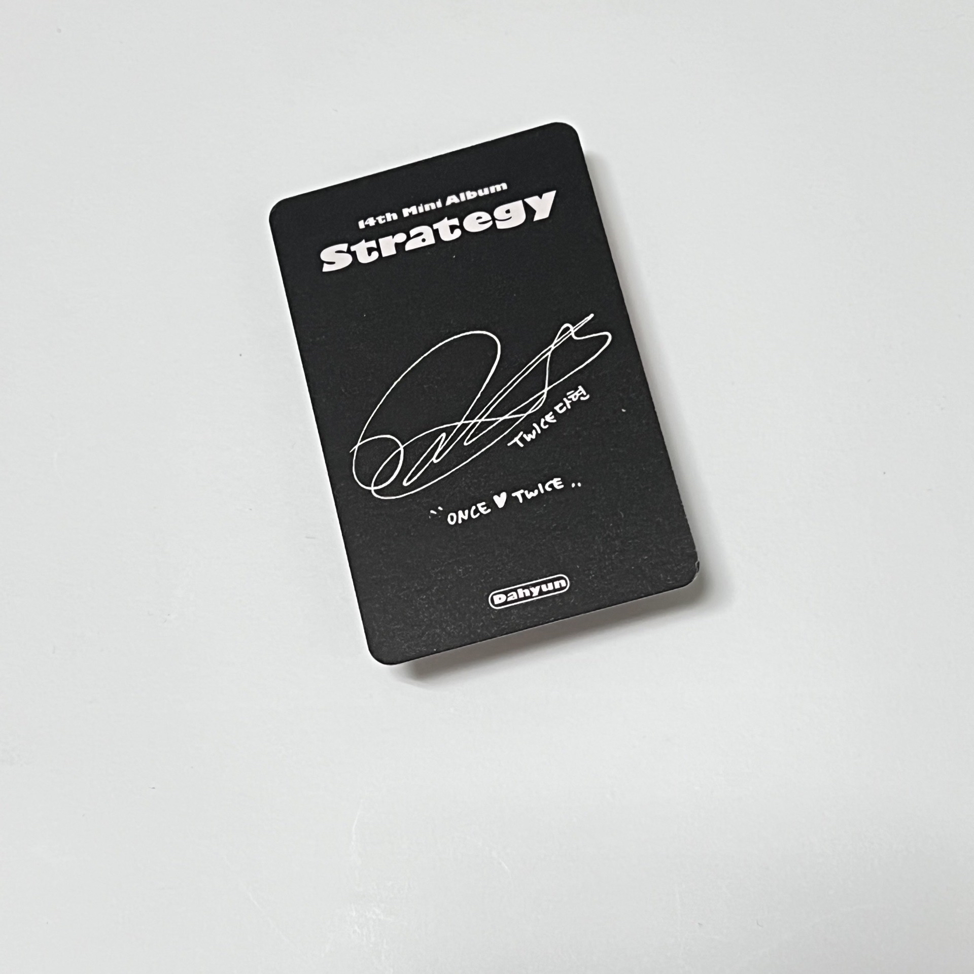 STRATEGY 專輯卡 