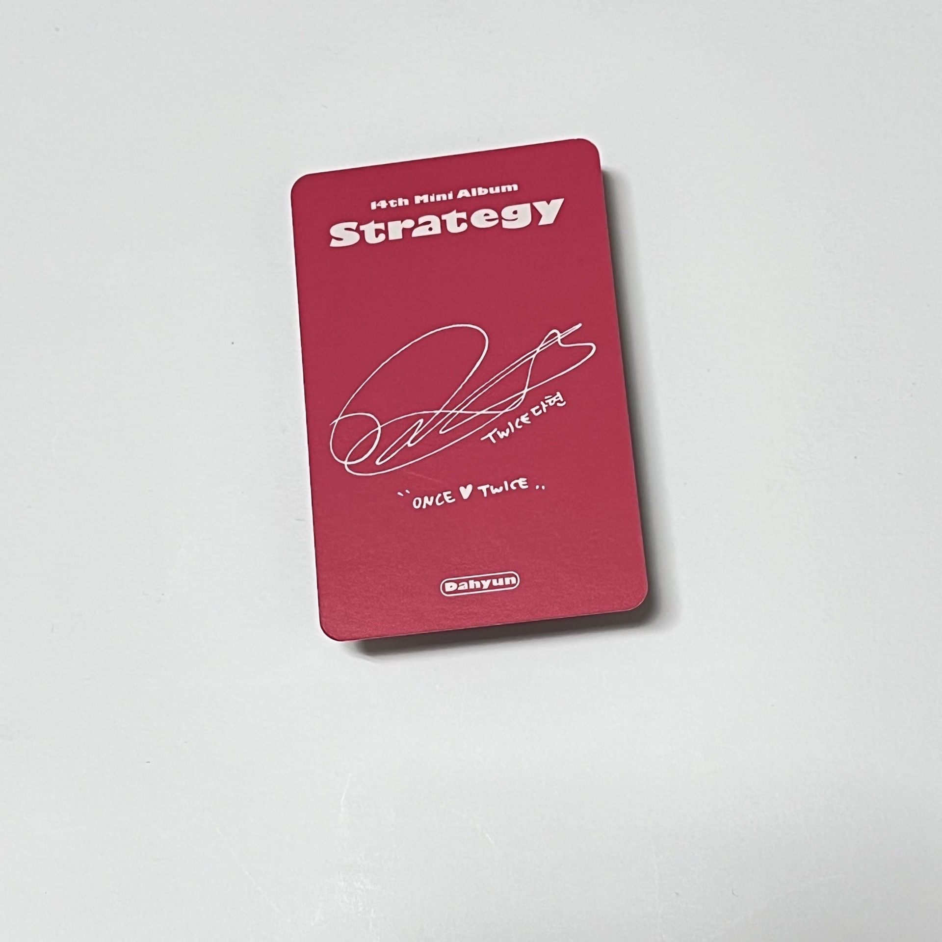 STRATEGY 專輯卡 
