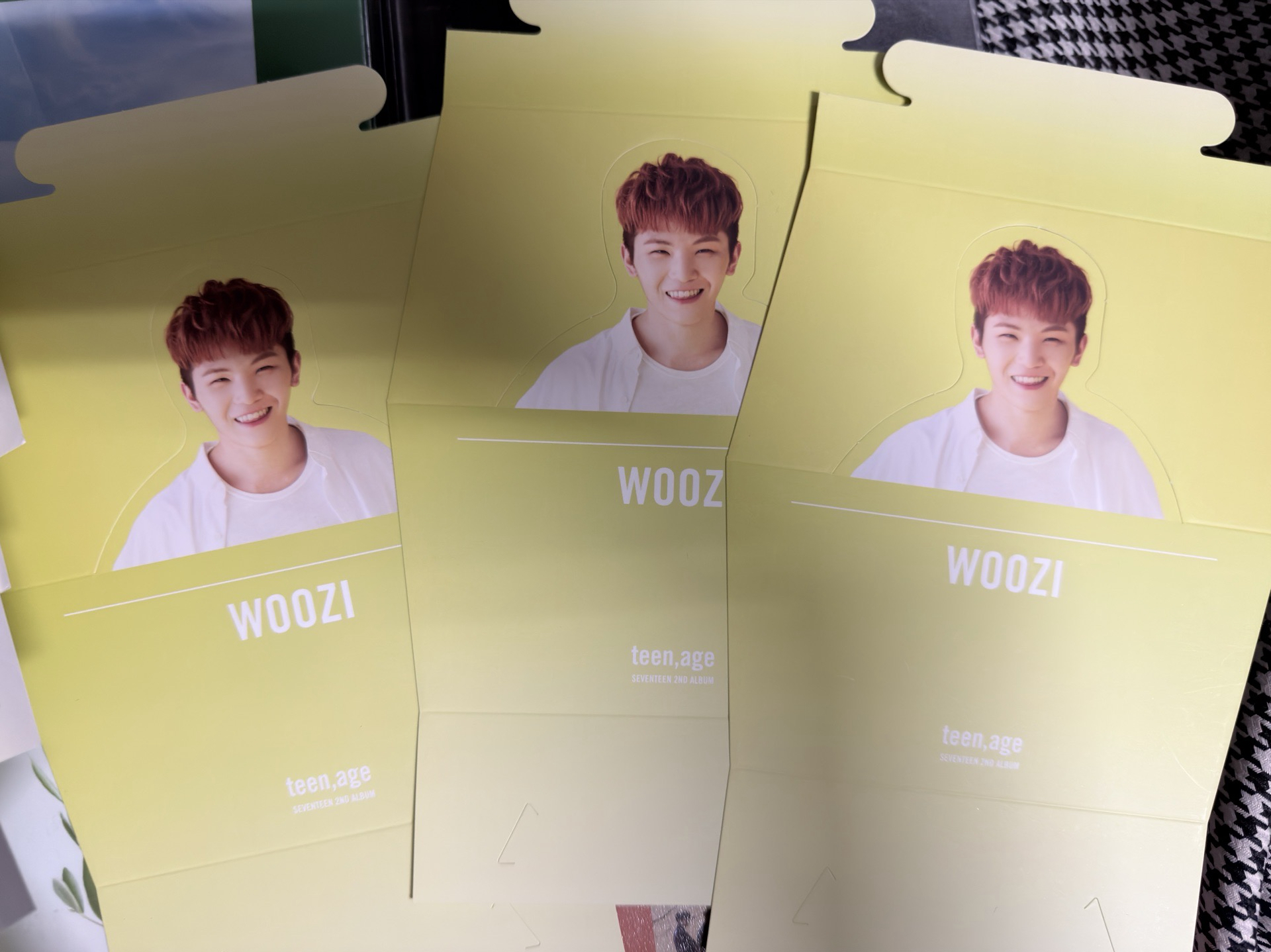 【四版不拆出】seventeen 正規二 teenage 橘版 白版 綠版 黑版 woozi 大卡 貼紙 海報 立牌