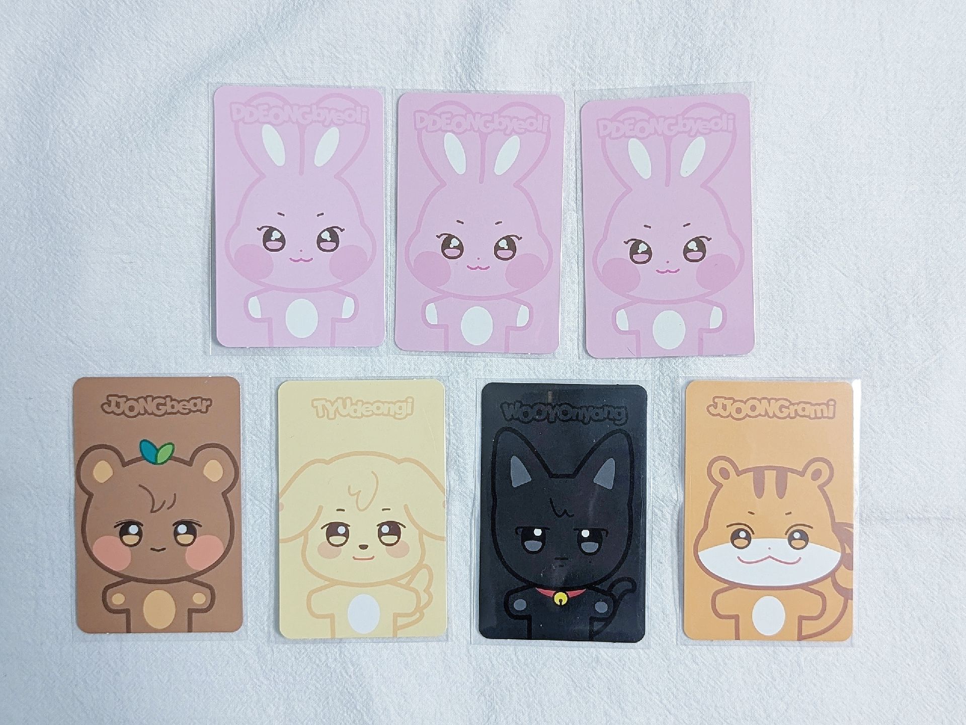 ATEEZ ANITEEZ ILLUSION系列 隨機動物卡