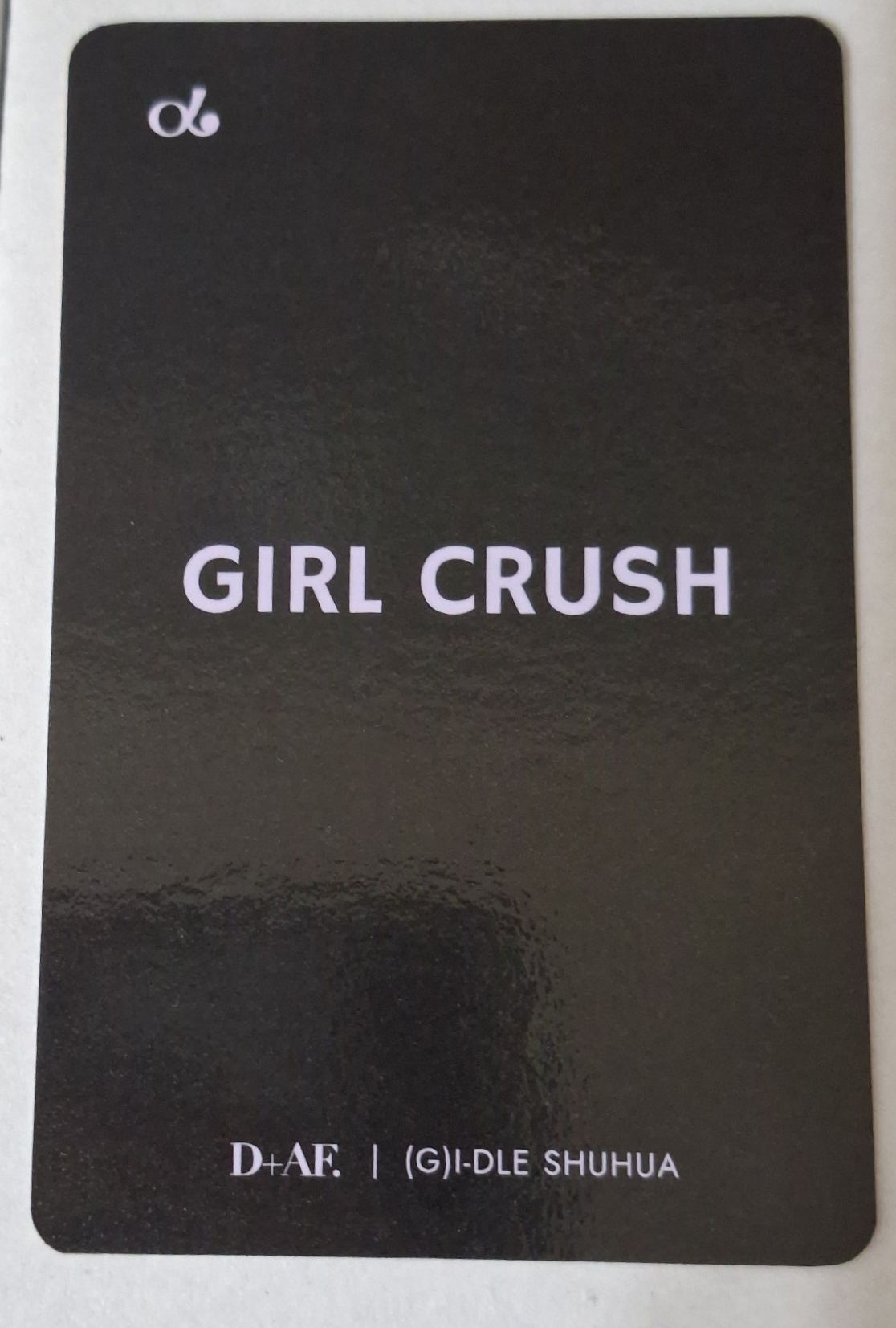 I-DLE Shuhua D+AF 代言卡