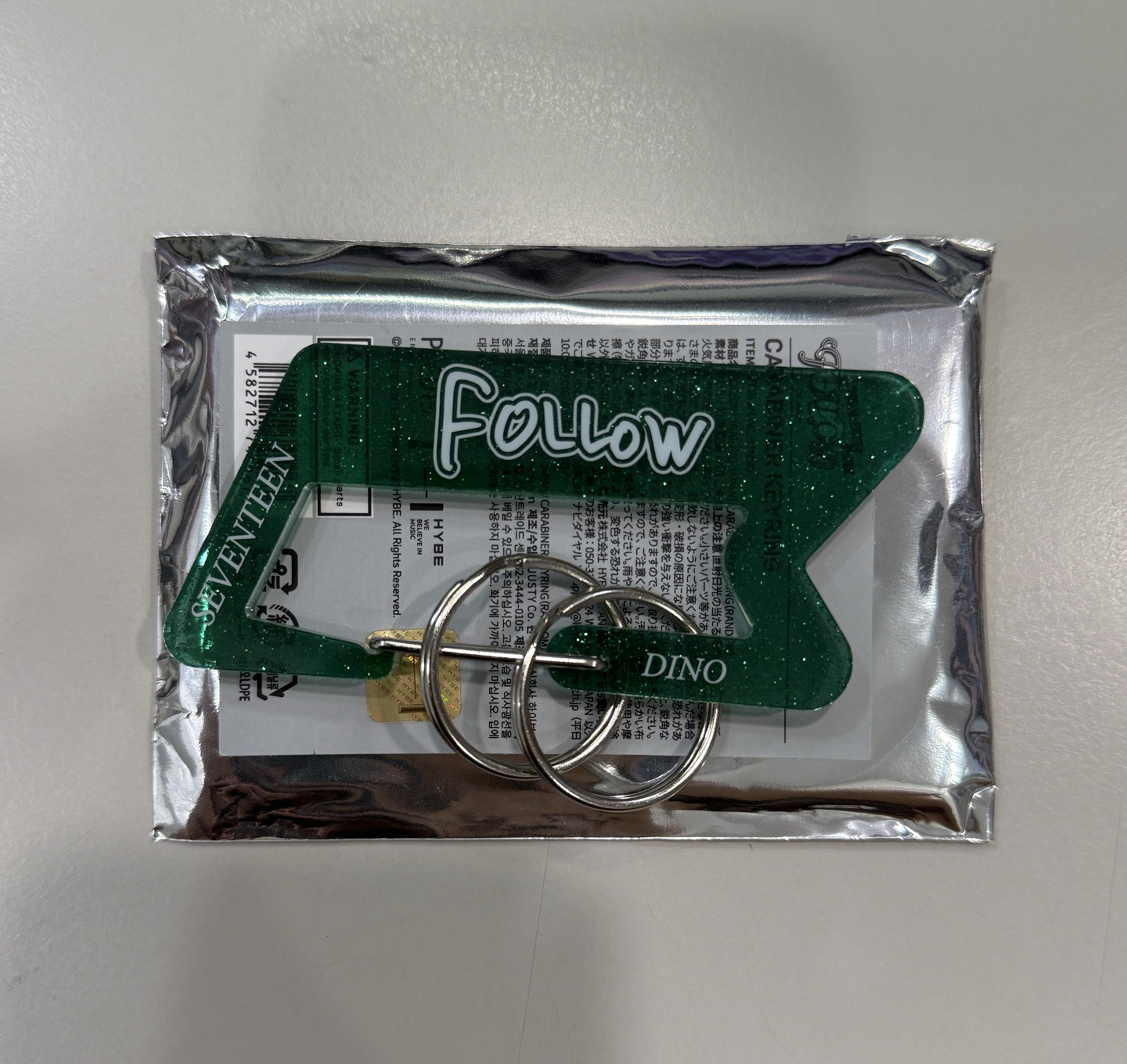 💜FOLLOW AGAIN JAPAN 登山扣 DINO 李燦