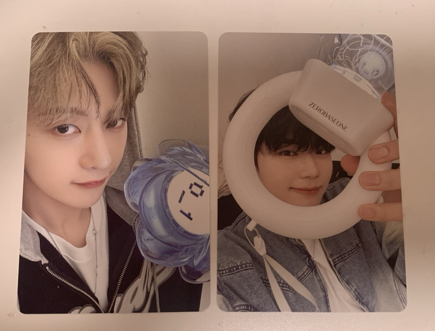 Zerobaseone手燈卡修+旭