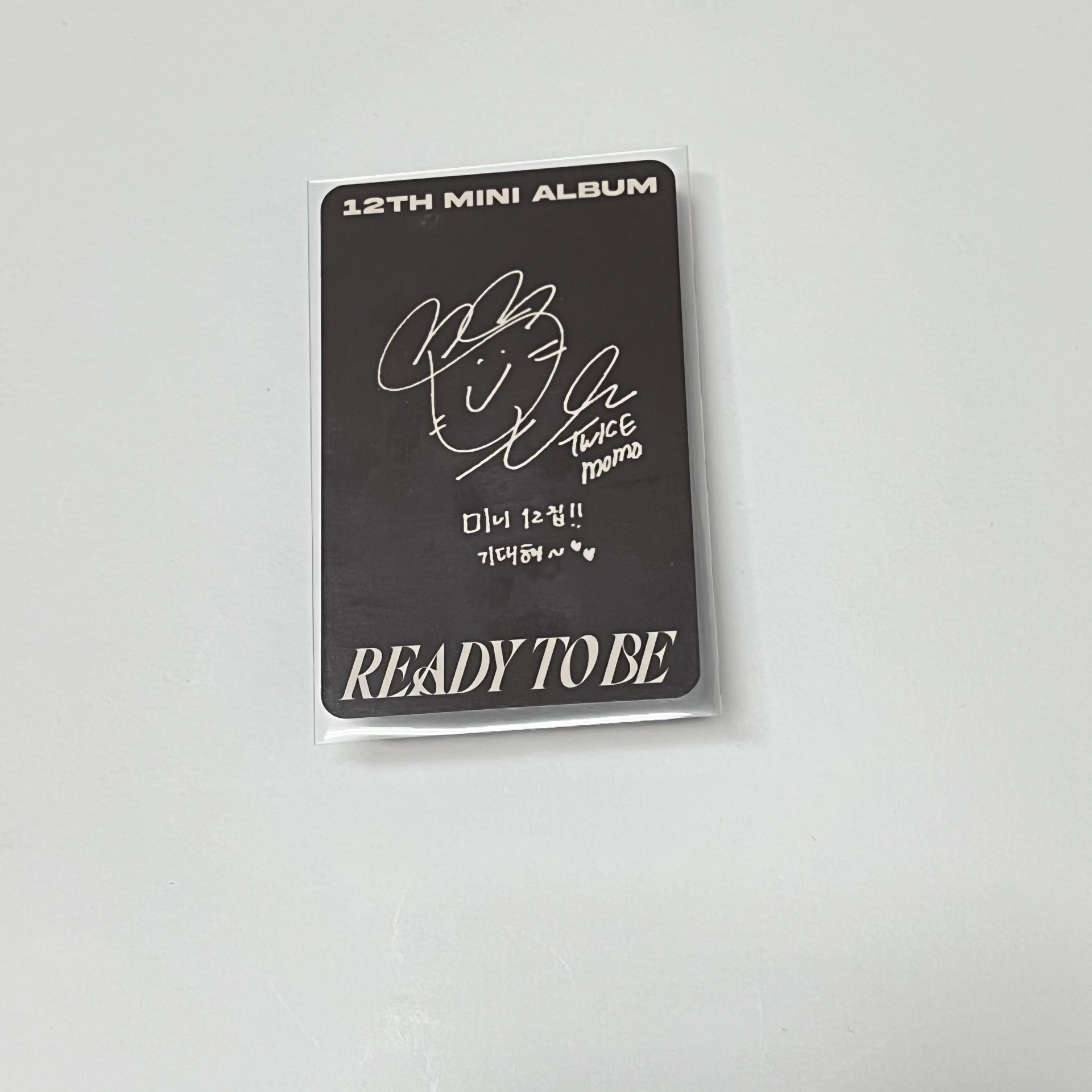 READY TO BE 專輯卡 