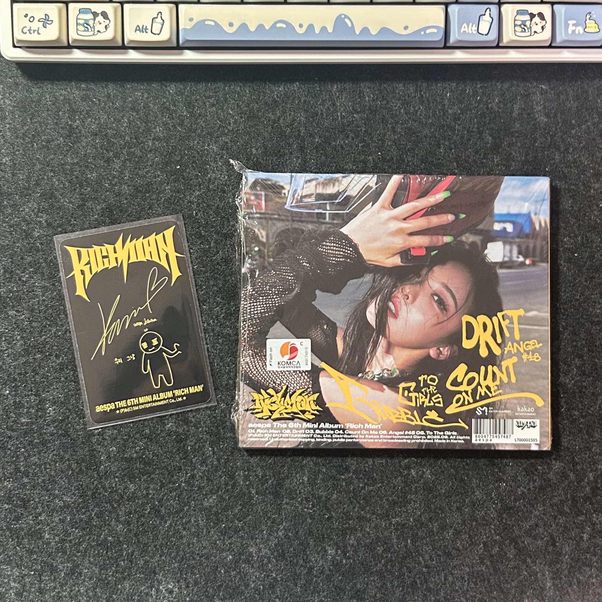 aespa RichMan  BURST Ver. 柚專卡 寧封空專