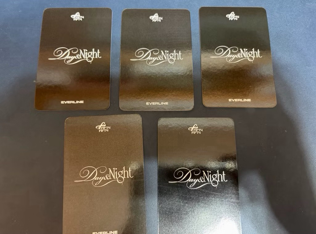 售Fifty Fifty 迷你三輯 "Day & Night"Everline 通路特典小卡 成套 EL 9.0
