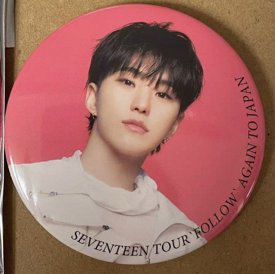 SEVENTEEN Follow Again Japan 日巡周邊 CAN BADGE 徽章 HOSHI 順榮