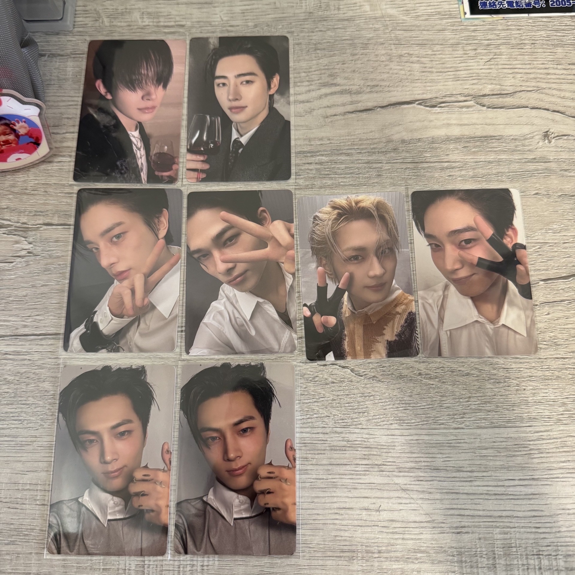 ENHYPEN迷六視簽卡