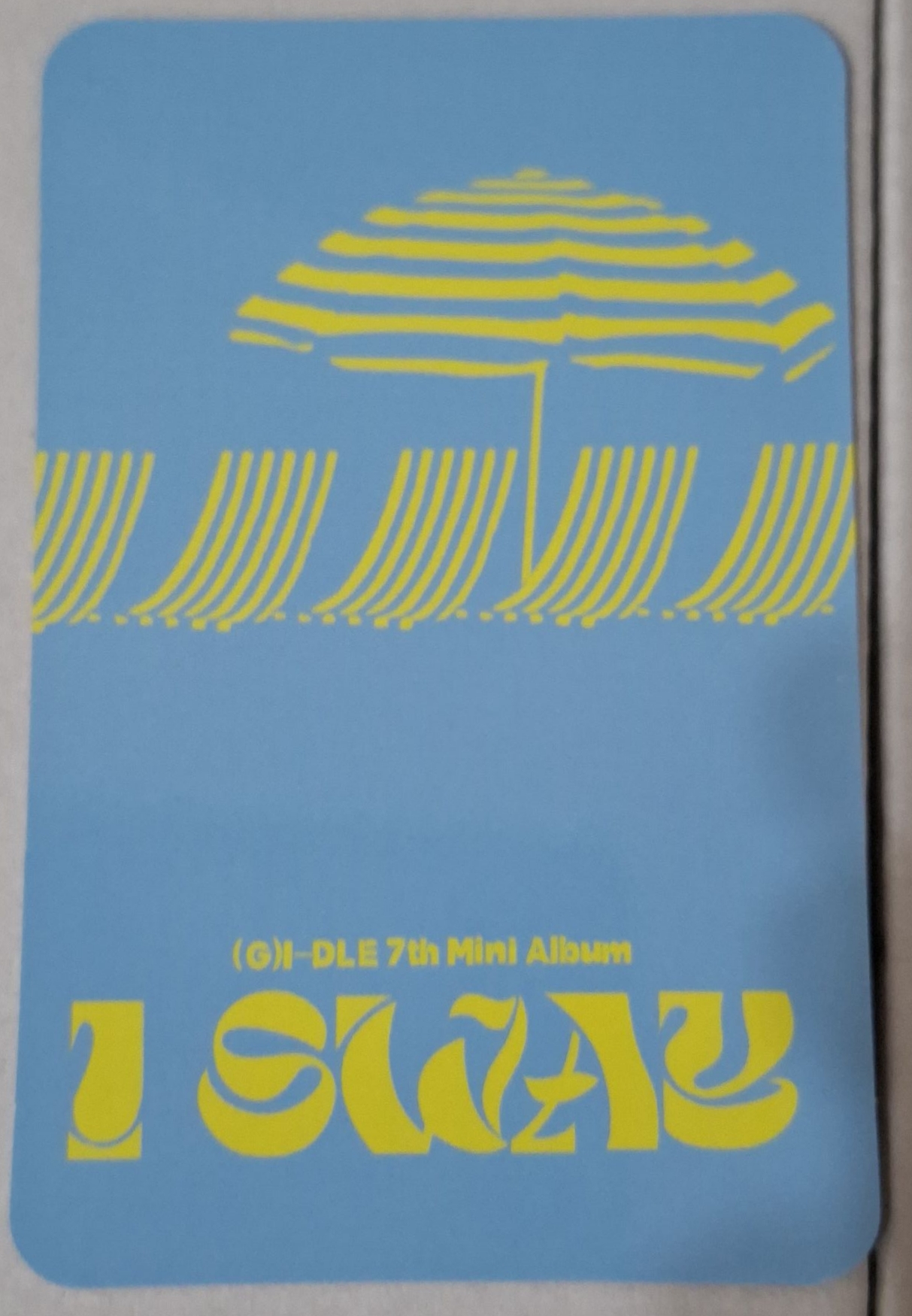 I-DLE Shuhua I SWAY 個人專卡