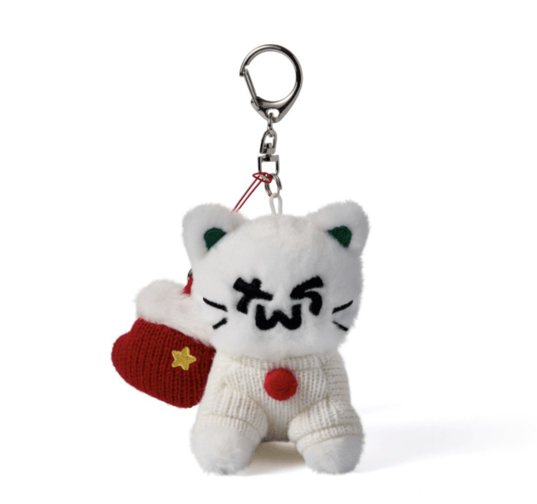 聖誕鑰匙圈（貓）