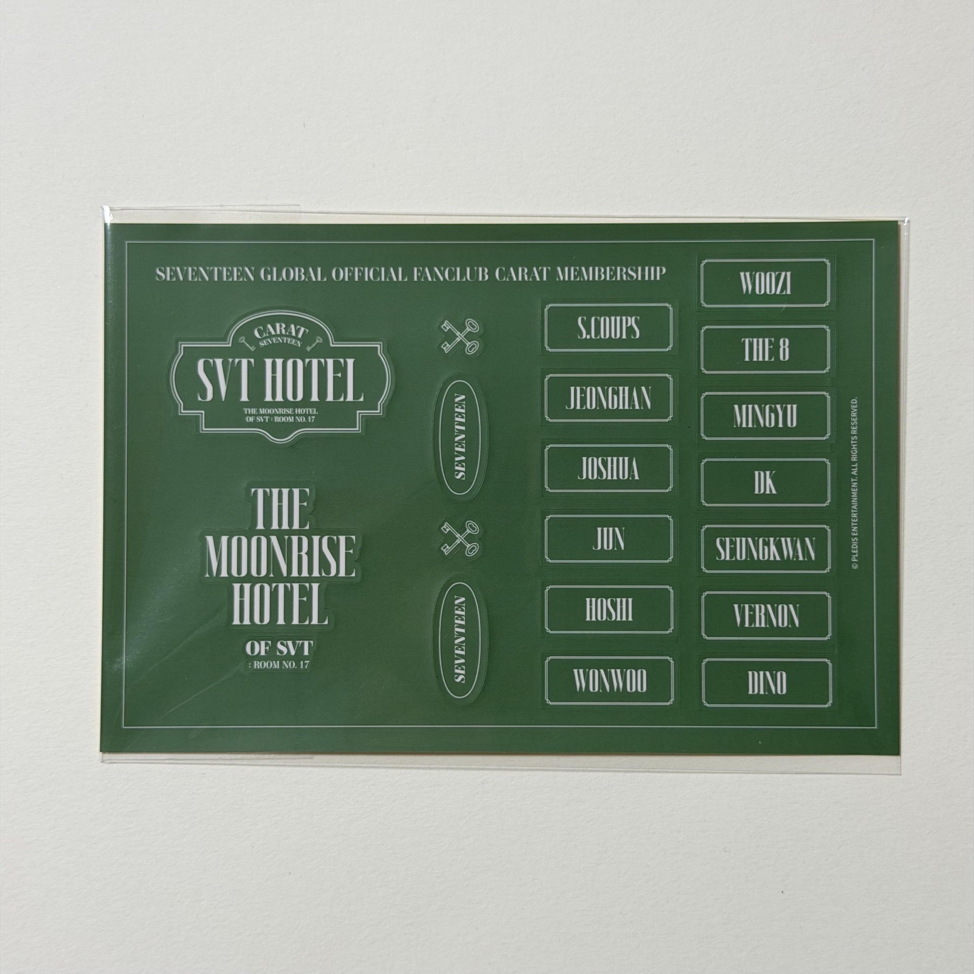 💎SEVENTEEN 8期會員禮 會員禮 