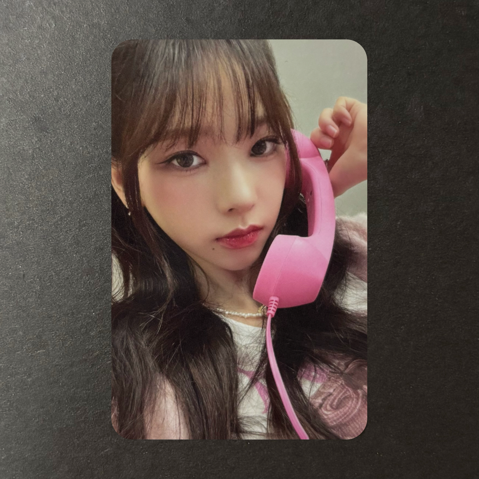 aespa 隨機卡 粉版柚