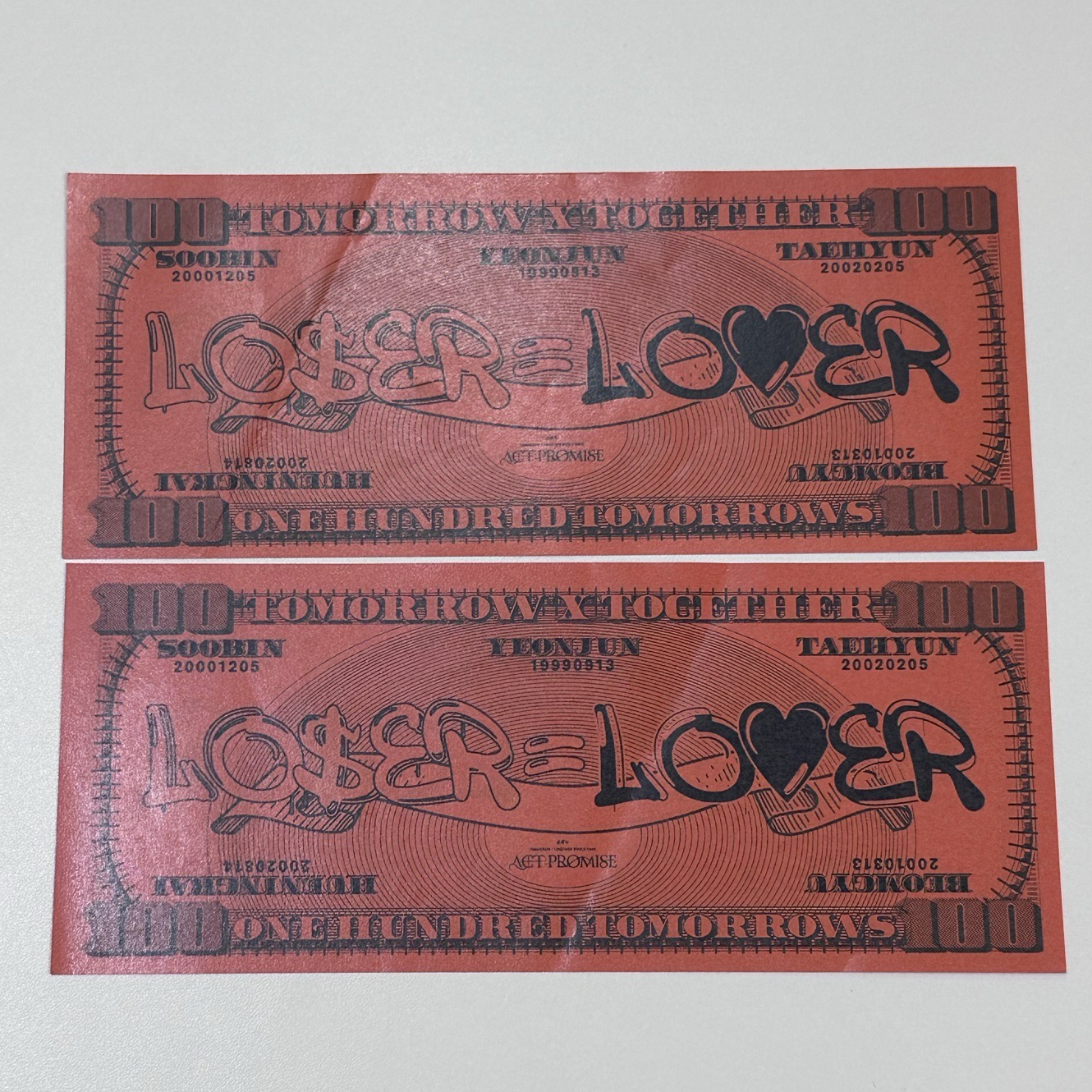 TXT三巡 ACT:PROMISE台灣演唱會 LOSER LOVER 紙鈔 崔秀彬 崔然竣 崔杋圭 姜太顯 休寧凱 彩帶