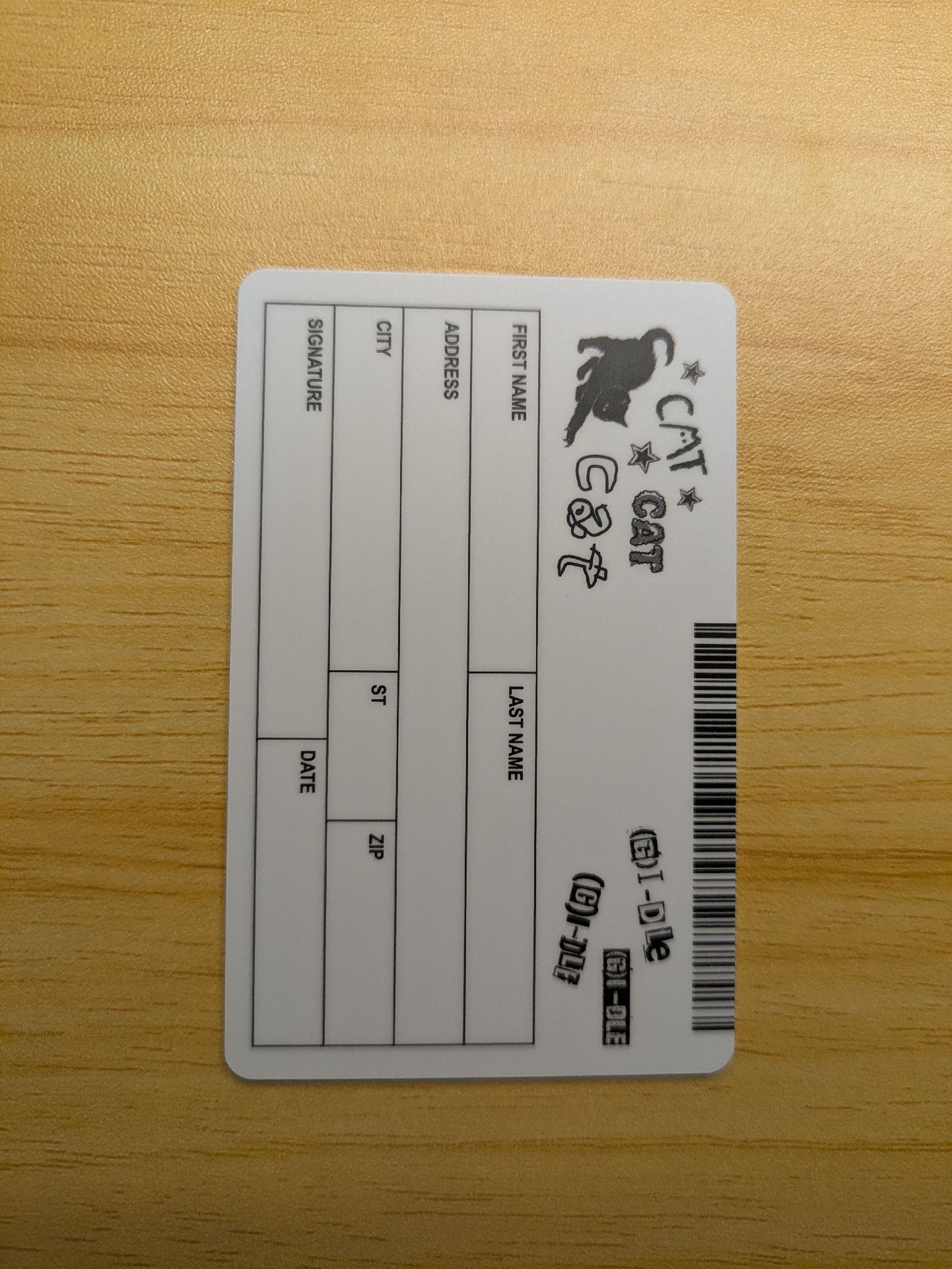 😺版預購硬ID卡|琦