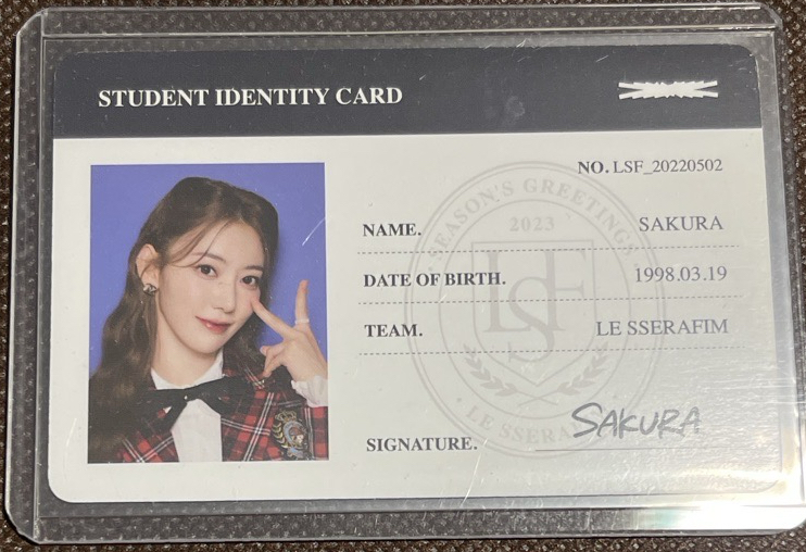 23’年曆 年曆卡 ID卡 SAKURA