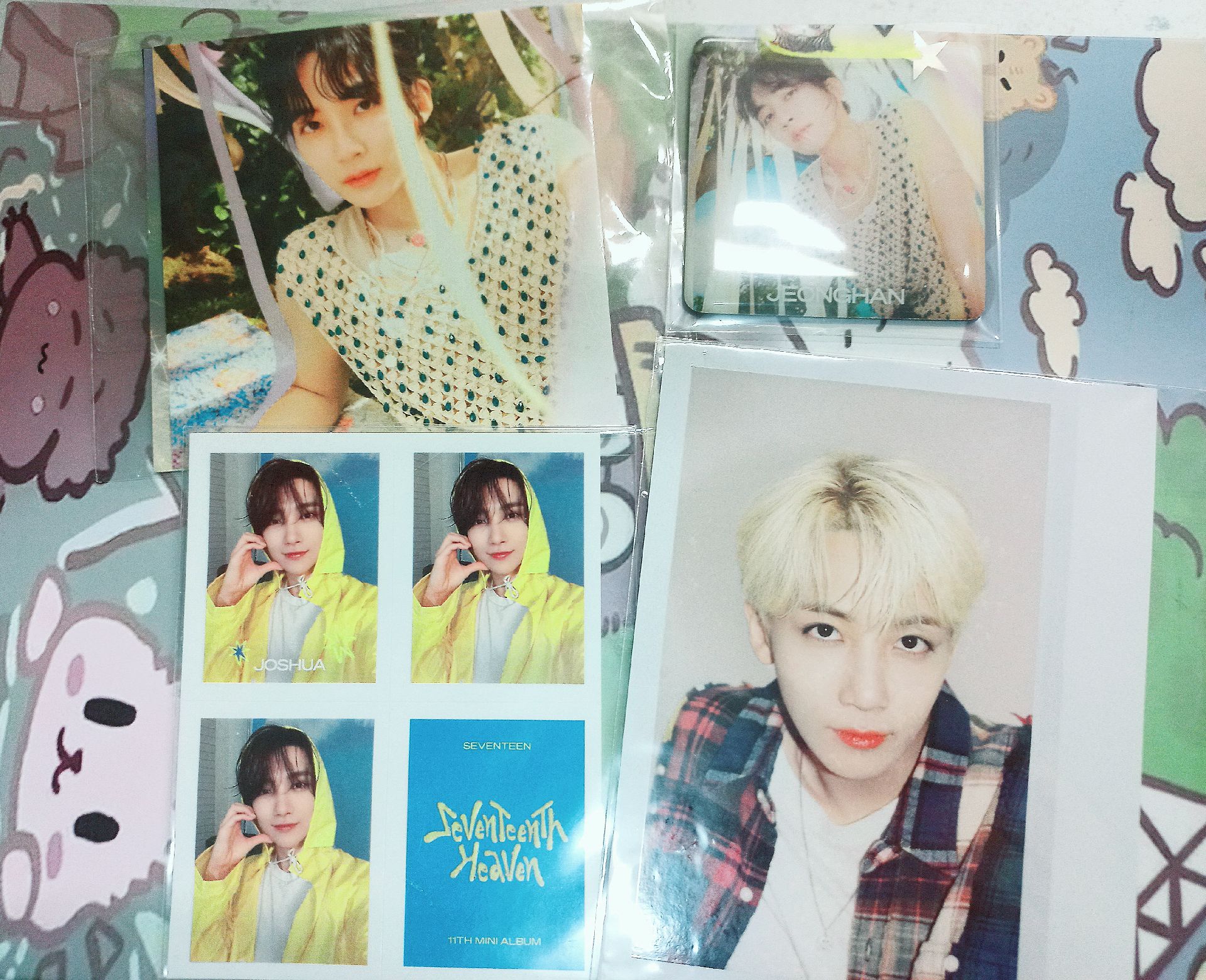 淨漢迷11午版貼紙、磁鐵+22年曆拍立得+知秀克拉盤特典貼紙