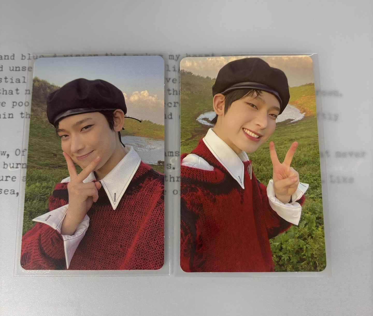 貝雷帽善禹  2張