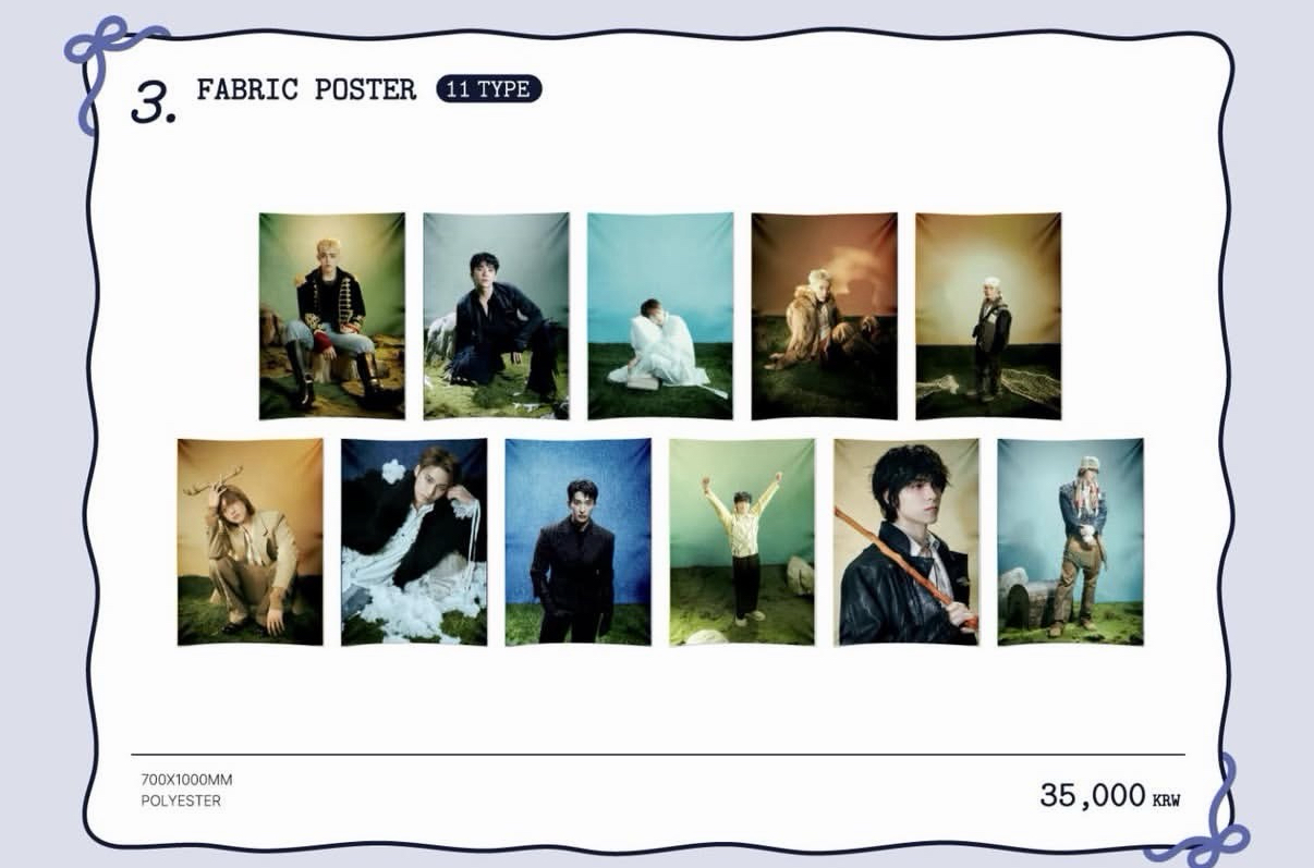 SEVENTEEN 年曆快閃 掛布 FABRIC POSTER