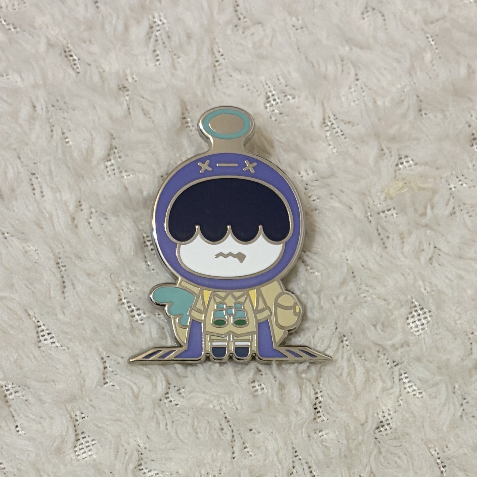 角巴兔 哼呀寧金屬徽章