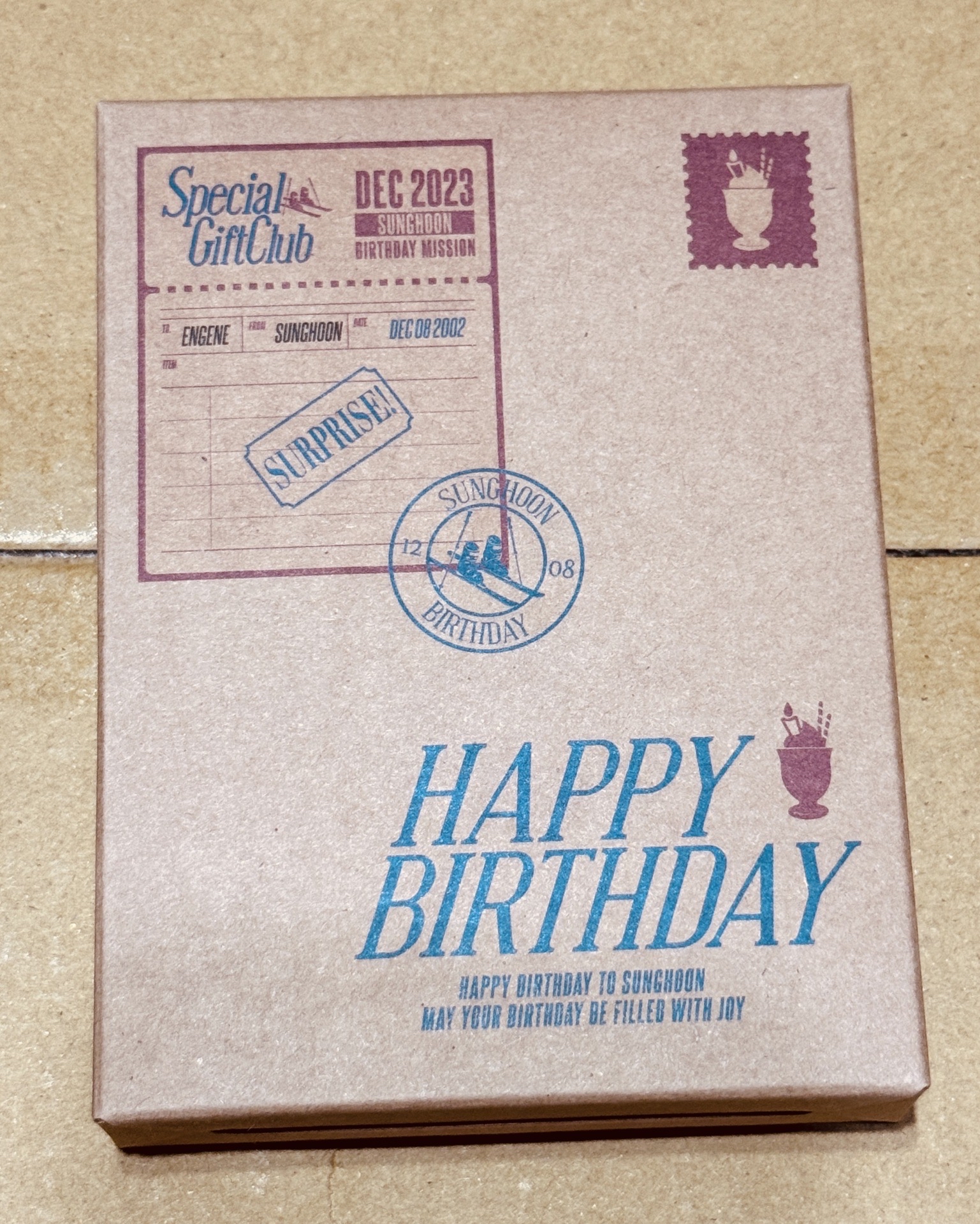 2023 special gift club 生日禮 Sunghoon 成訓 壓克力立牌