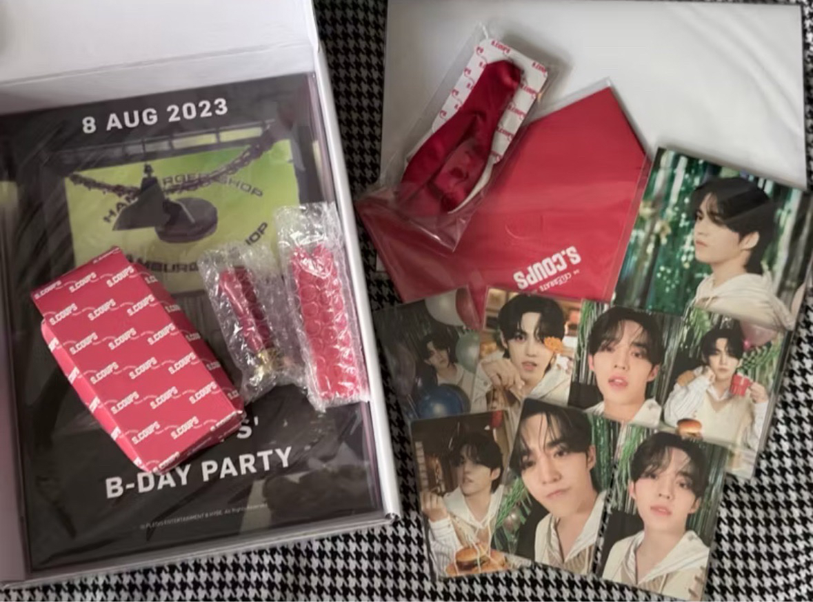 seventeen s.coups ver.3 2023 崔勝哲 生日禮盒 小卡 明信片 大卡