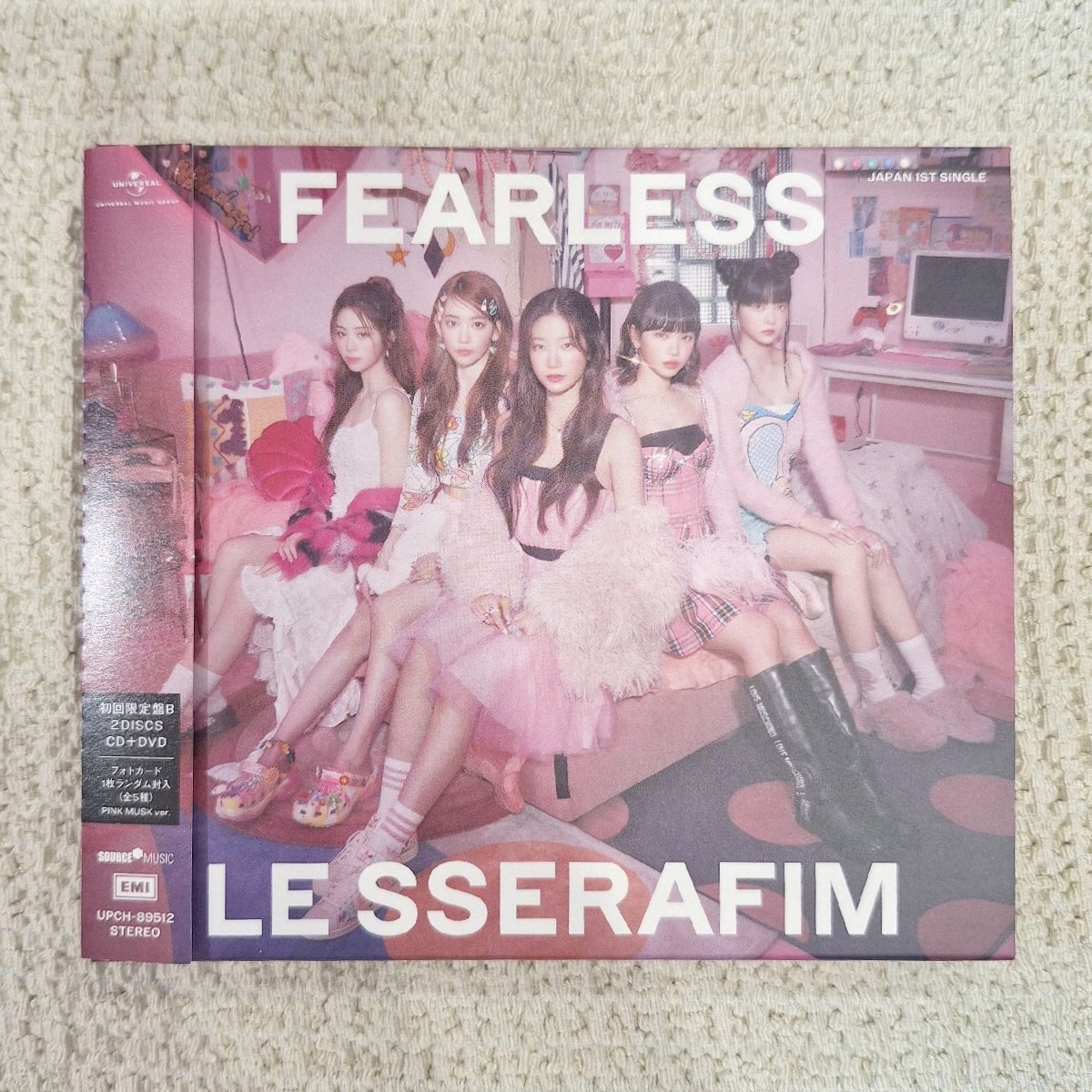 LE SSERAFIM｜FEARLESS 日專 初回限定盤B（空專）