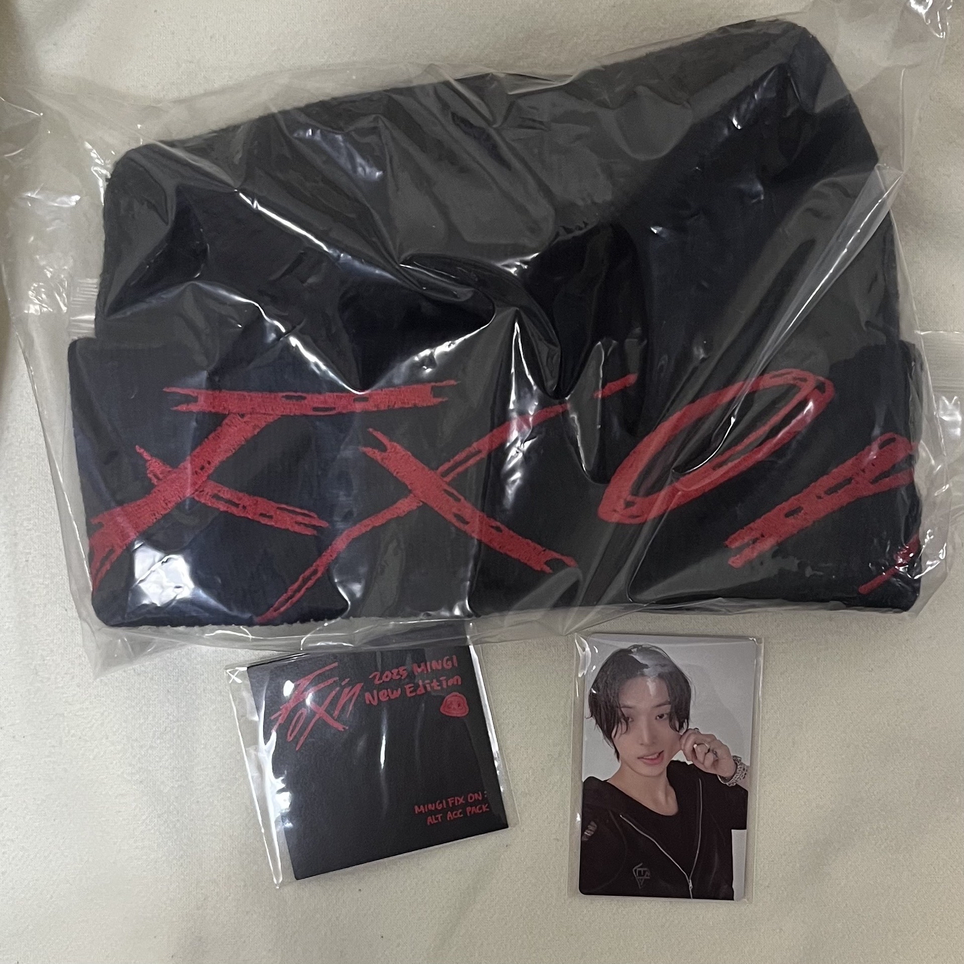 旼琦生日MD-毛帽+小卡、禮物卡