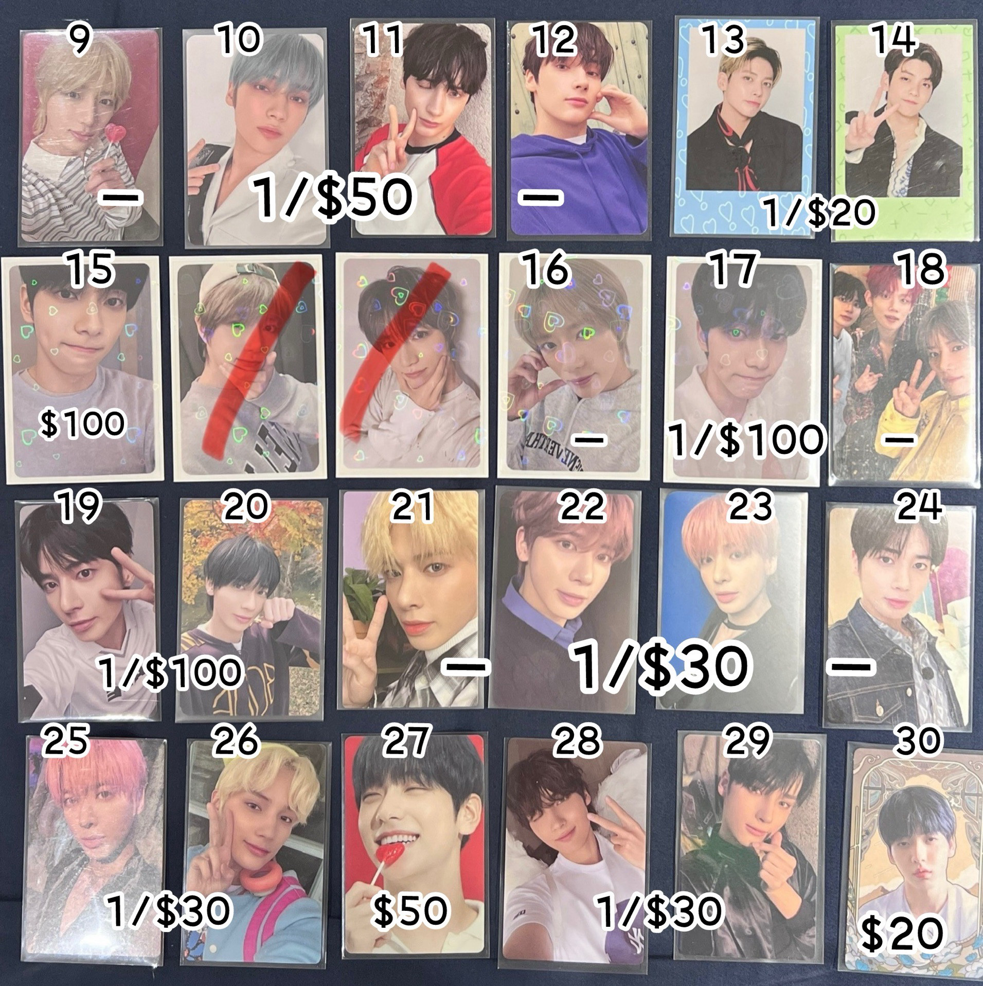 🦊TXT 崔秀彬 崔然竣 崔杋圭 姜太顯 休寧凱 專卡 特典卡 滿額卡