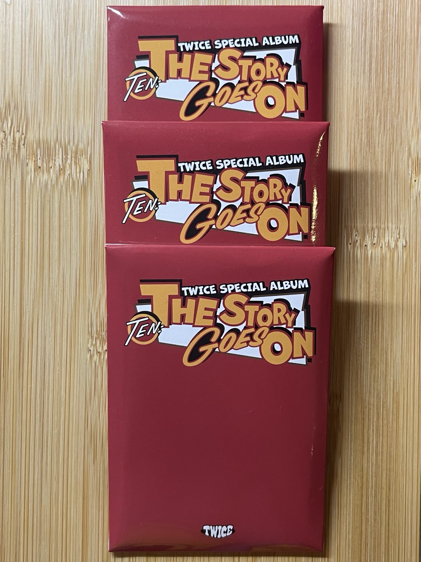 TWICE十週年預售禮 一套 單封