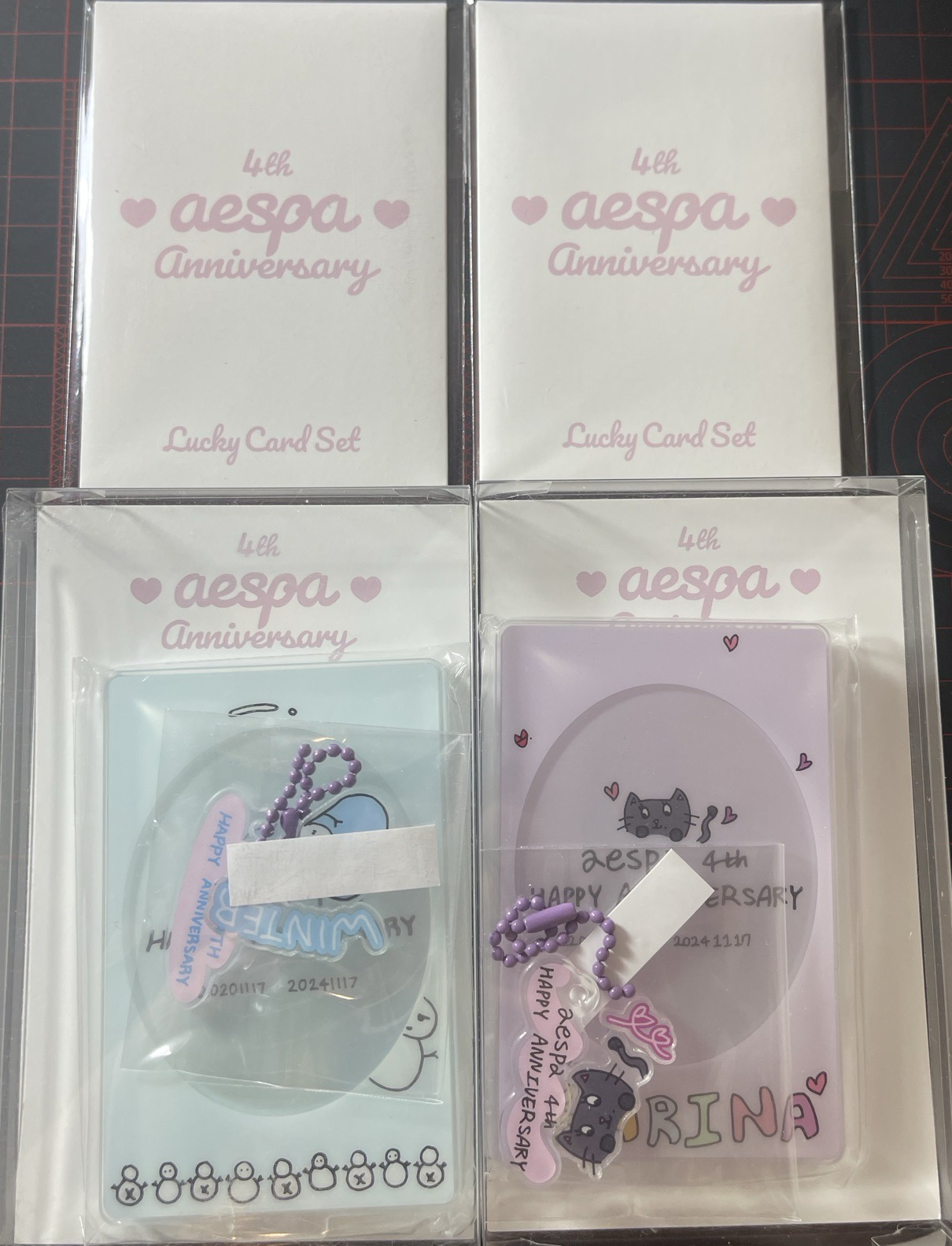 冬柚立牌+幸運卡組合