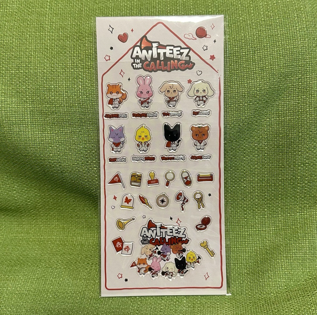 ANITEEZ IN CALLING EPOXY STICKER貼紙