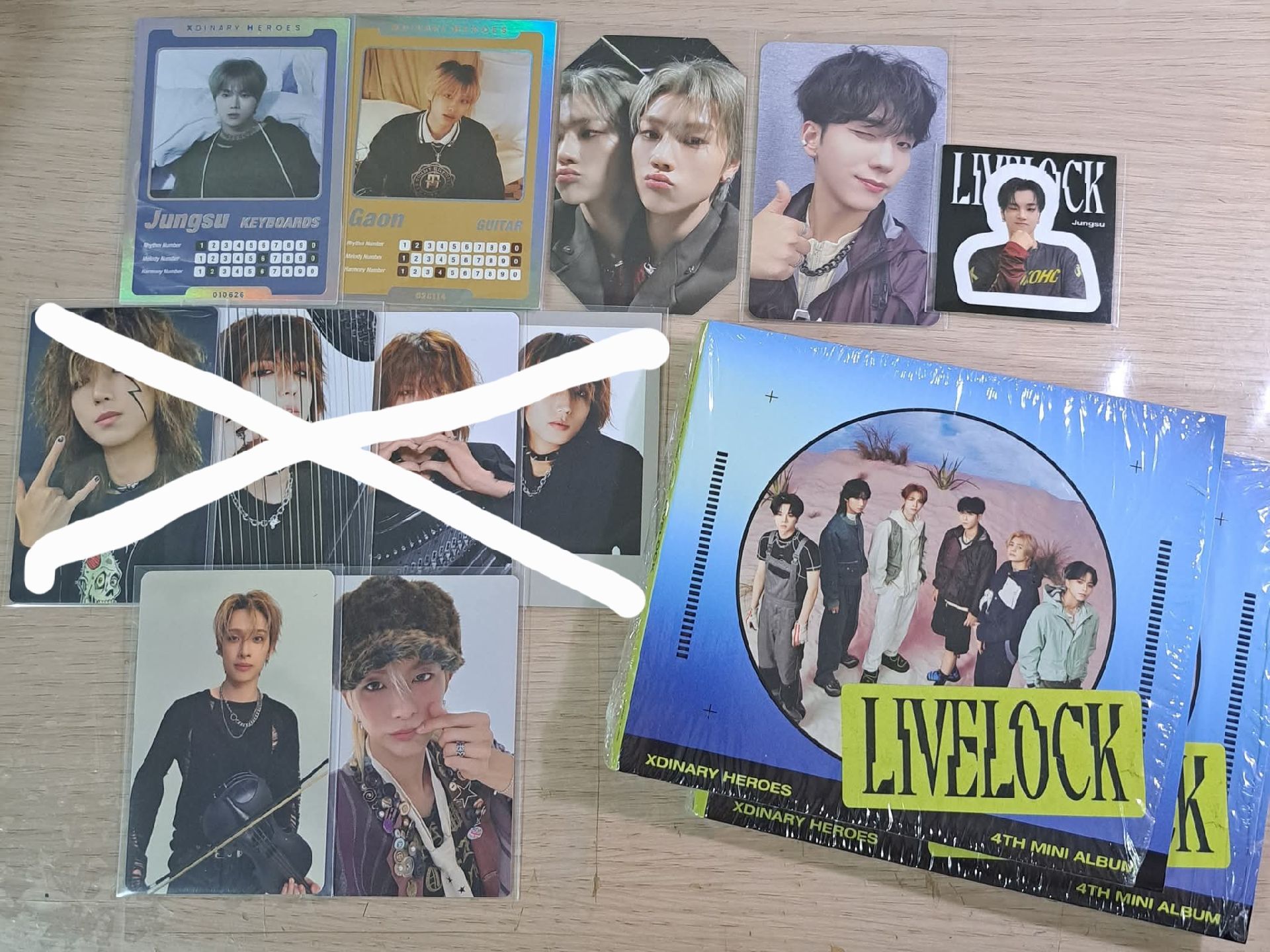 Xdinary Heroes 周邊 Beautiful Mind 滿額卡 票卡