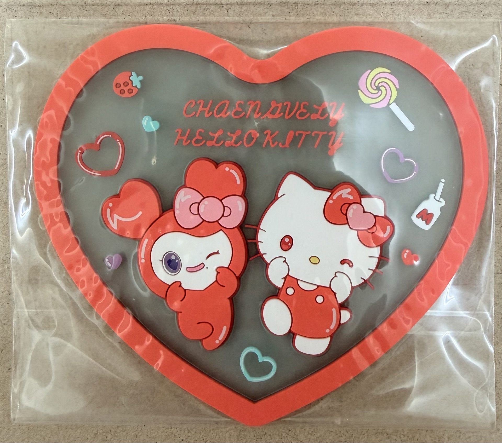 三麗鷗扭蛋杯墊彩瑛