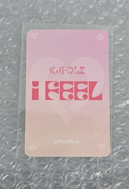 I FEEL WM1.0 特典卡 舒華 水蜜桃刷