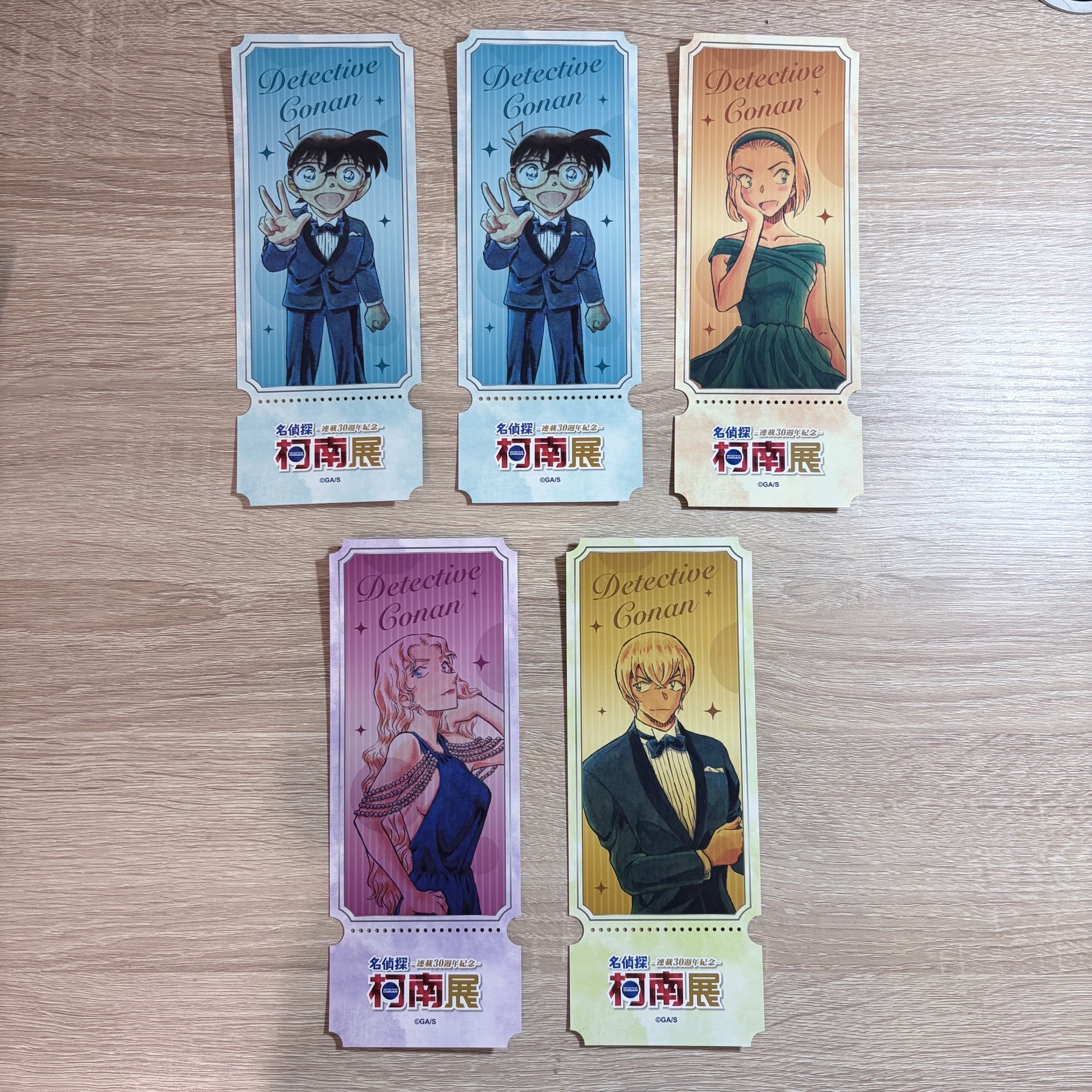 名偵探柯南 30周年展 台灣 角色收藏卡