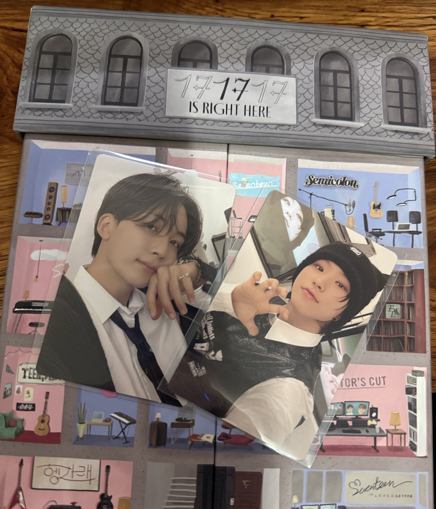 17 IS RIGHT HERE 粉版(HEAR ver.) 全專  漢、榮