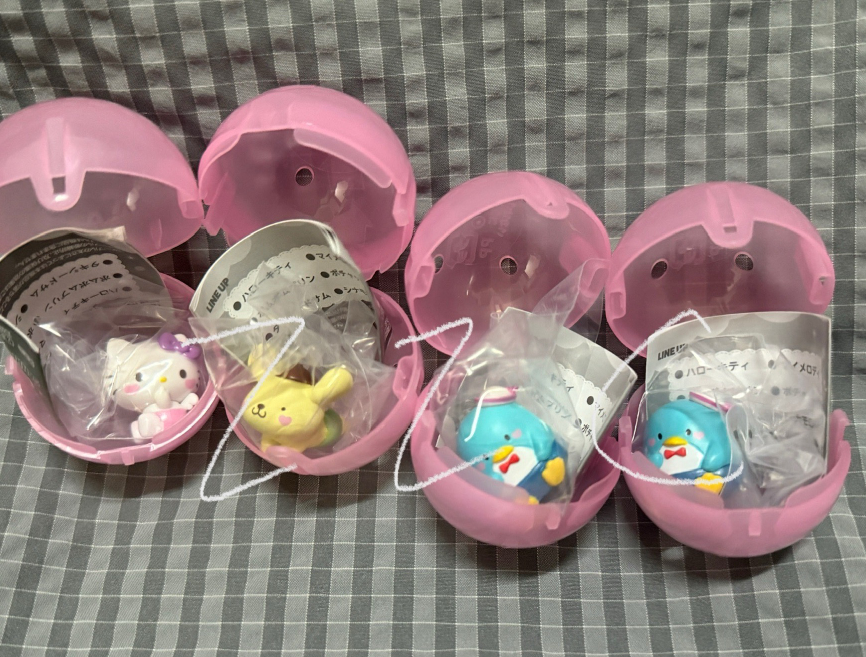 三麗鷗充電線公仔 凱蒂貓kitty 布丁狗 山姆企鵝