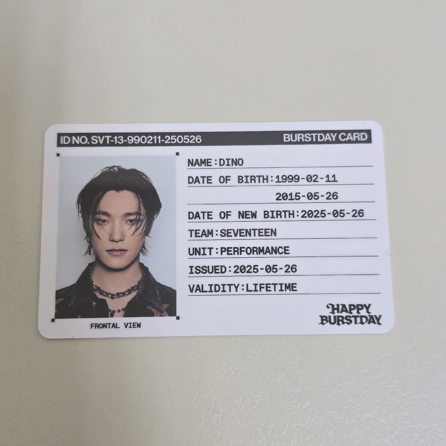 燦 正五 ID卡