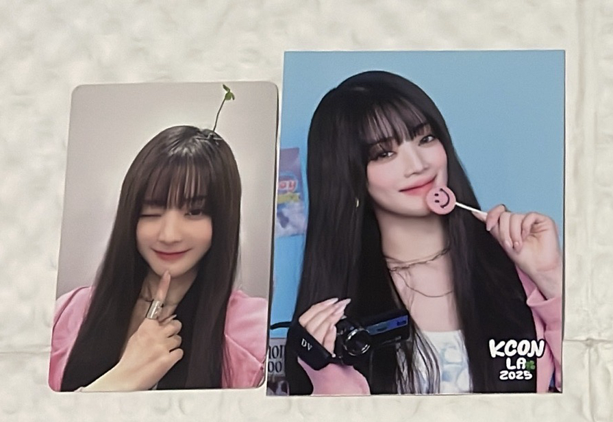 i-dle Kcon 米妮隨機小卡和旗子卡