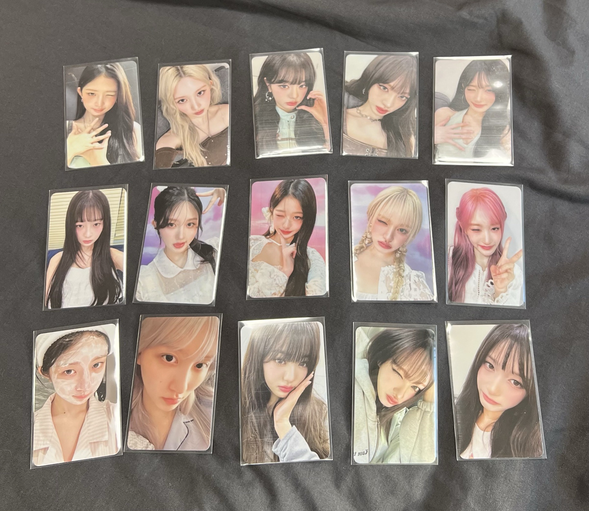 IVE 演唱會入場卡 各成員