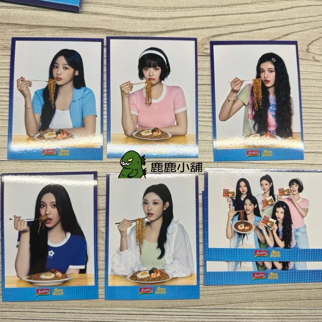 現貨 未拆封 NewJeans 營多麵 INDOMIE 迷你明信片 7入