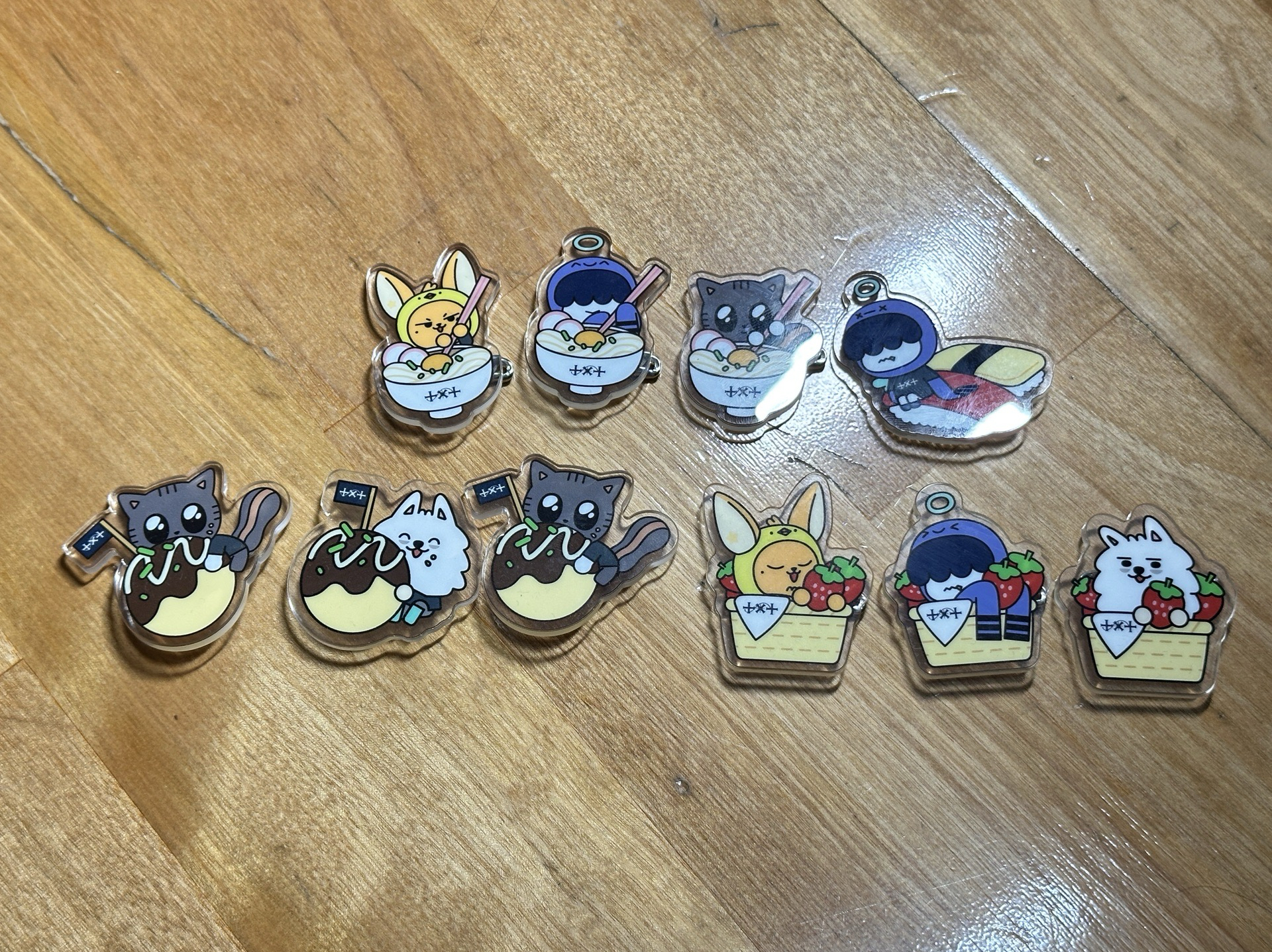 崔勇猛章魚燒徽章