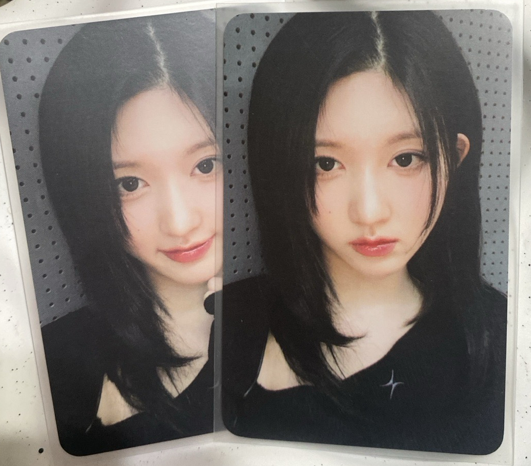 IVE秋 兩張不拆一起出