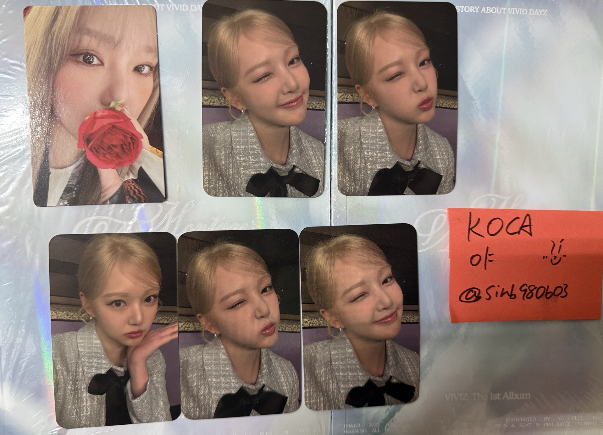 GFRIEND YERIN 台灣簽售特典